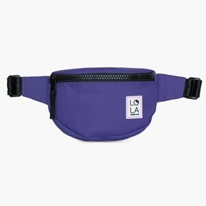 New✨ LOLA SPRITE RECYCLED NYLON MOONBEAM BUM BAG: BLUEBERRY PURPLE WAIST BAG